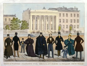 Moda autunnale e invernale per il 1835 e 36, di James G. Wilson, New-York, 1835-36